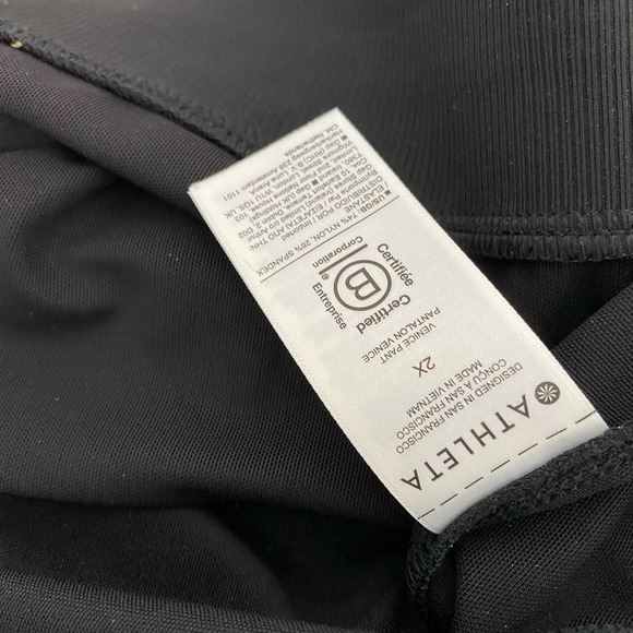 ATHLETA Venice Flare Pant Wide Leg Black Size 2X - Picture 9 of 10